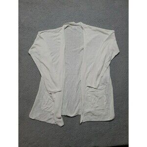 Sigrid Olsen Casual Cardigan Top Women's Size L White
